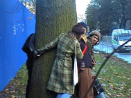 Edinburgh tree protest 1