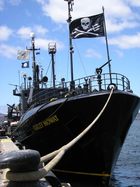 Farley Mowat pirate ship