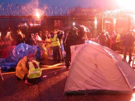 Faslane 365 tent