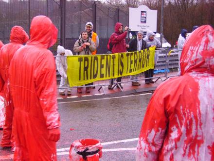 Faslane red paint protest 2