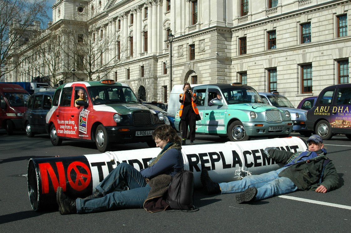 Trident protest Parliament Square 3