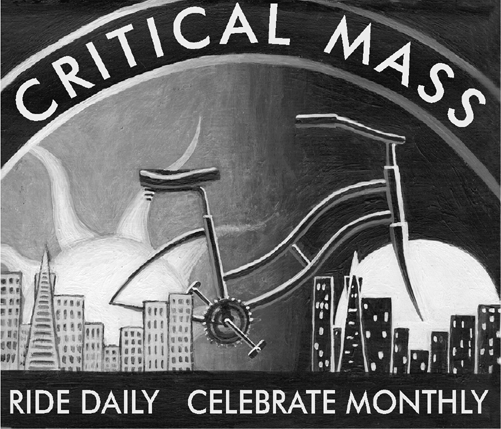 Critical Mass Ride Daily Celebrate Monthly