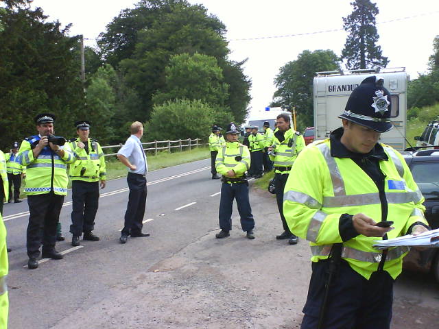 Brecon pipeline camp eviction