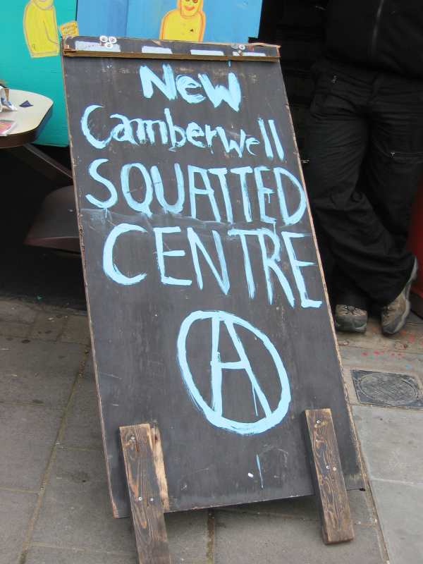 Camberwell squat sign