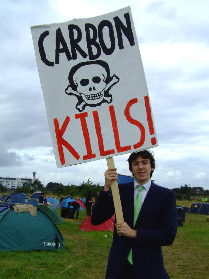 climate camp banner