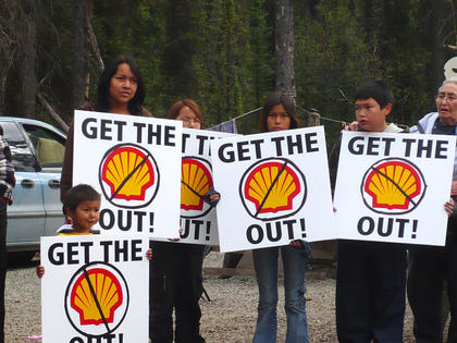 British Columbia shell blockade