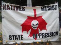 Natives Resist banner