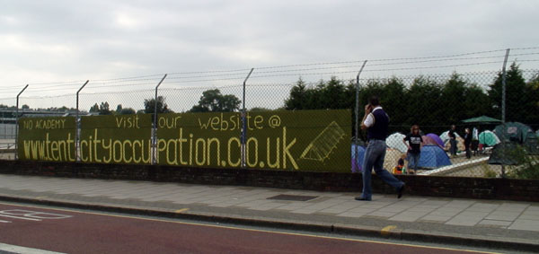 Wembley City Academy protest 3