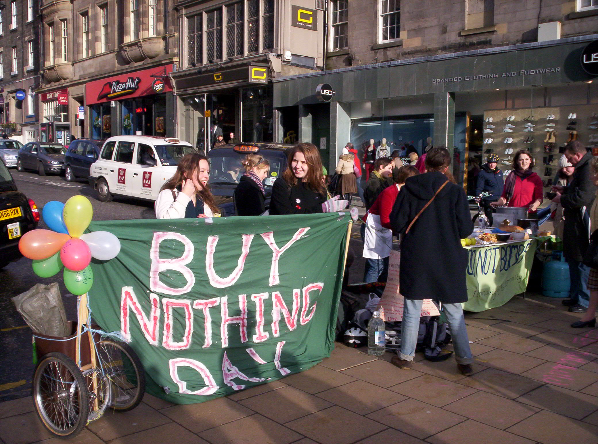 Edinburgh Buy Nothing Day 1