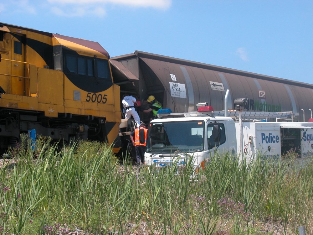 Australia coal train lock-on