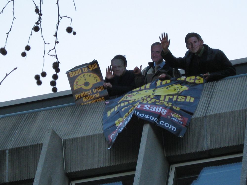 Natural Resources Department roof-top occupation