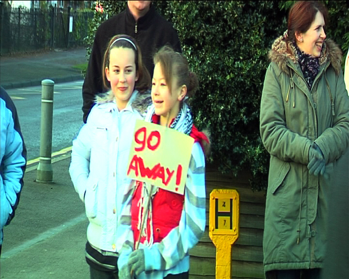 Coulsdon phone mast protest 2