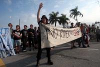 West County gas power plant blockade 2