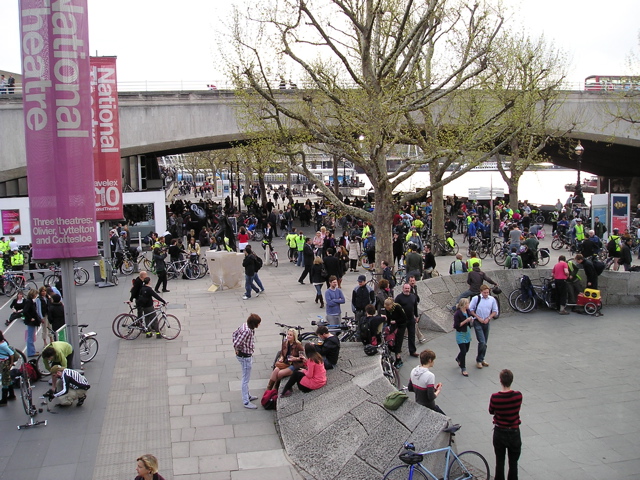 London 14th anniversary Critical Mass