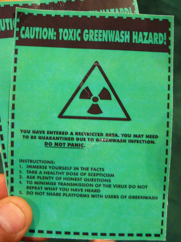 Canada greenwash flier