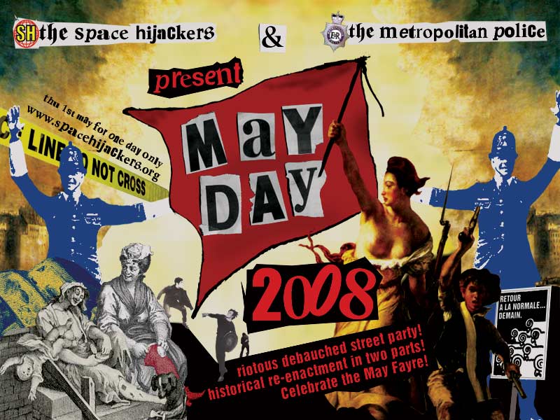 Mayday '08 street party flier