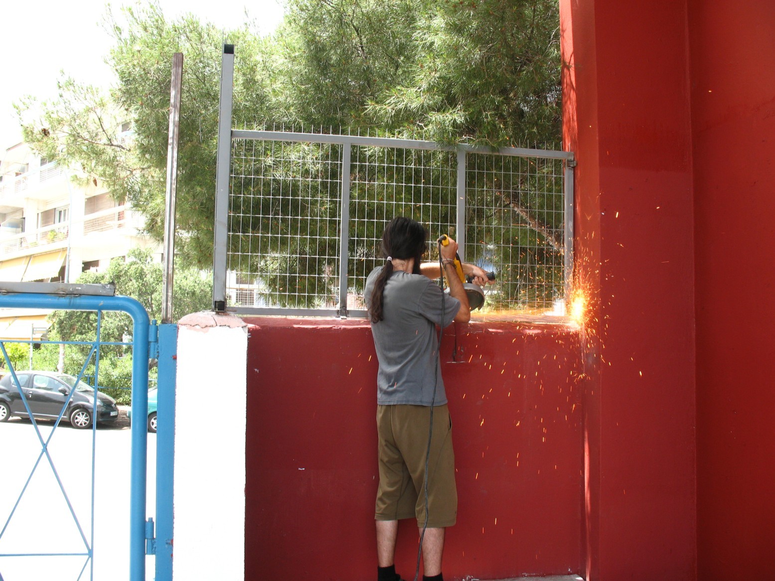 Fence removal, Athens