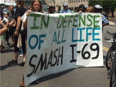 Smash I-69 banner