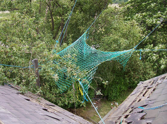 Bodge House climbing net