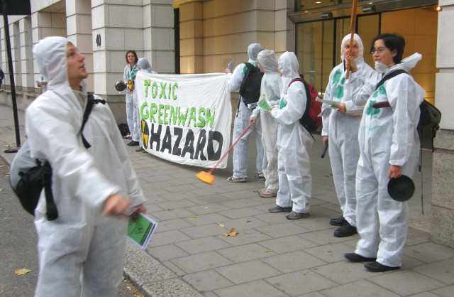 EDF greenwash guerillas