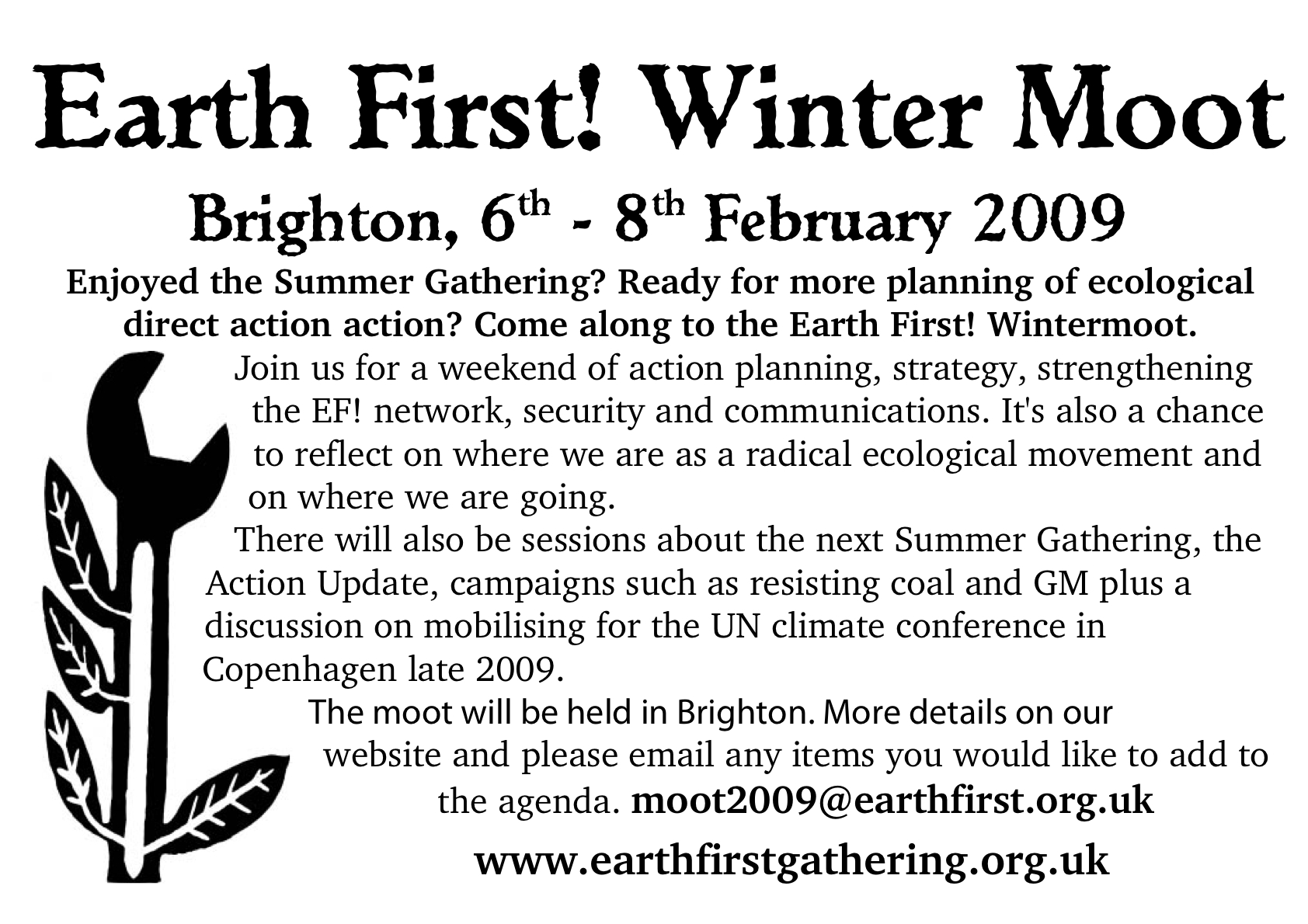 EF! Winter Moot poster 2009