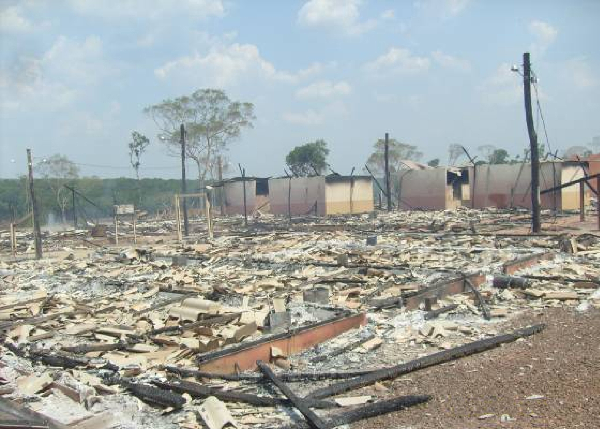 Juruena Dam construction site trashed 1