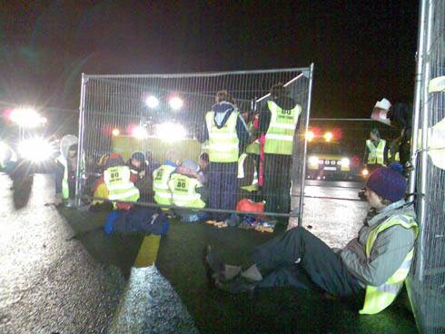 Stansted runway protest