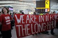 Heathrow Terminal 5 Decision Day Flash mob