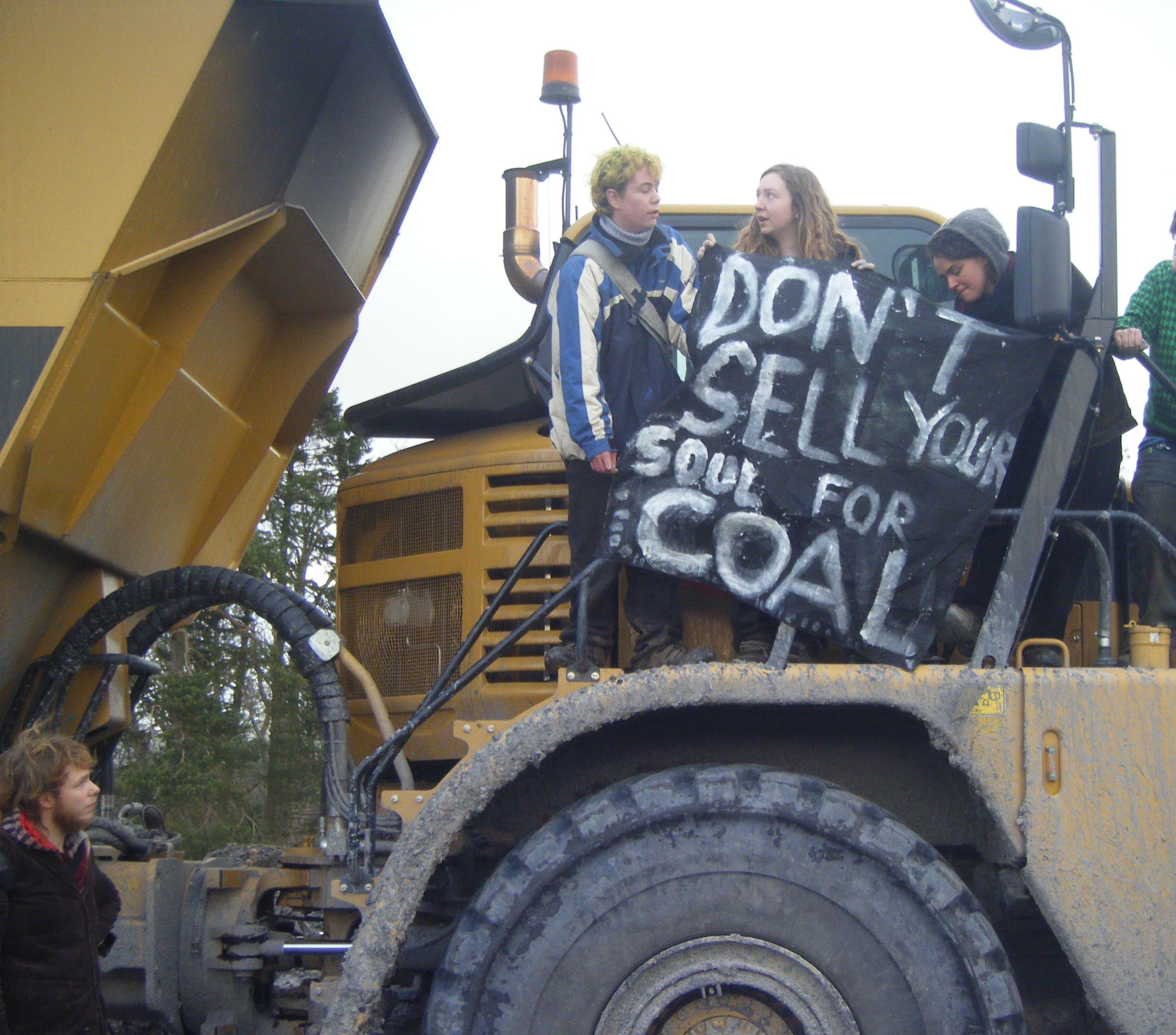 Rosewell coal mine action