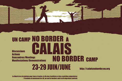 Calais No Borders camp