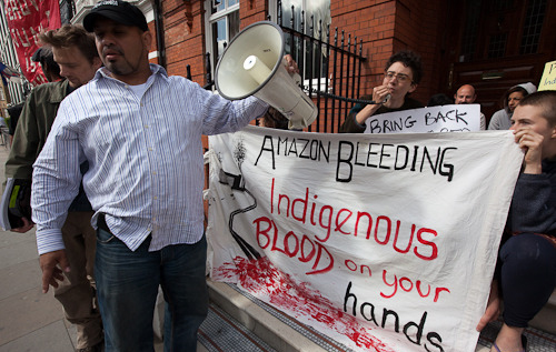 Peruvian Embassy protest