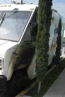 ELF Burns Former City Councilman's Truck in Protest of Corruption and Urban Sprawl in Mexico 