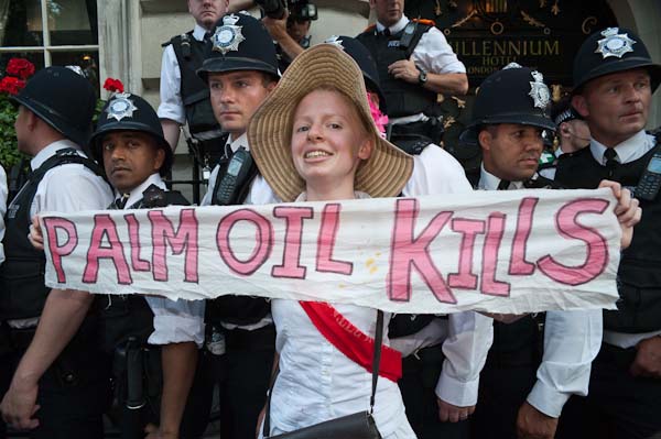 Palm Oil protest