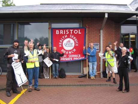 Bristol solidarity demo for Vestas