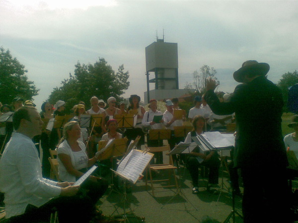 Lebenslaute on the site of the final storage site in Gorleben