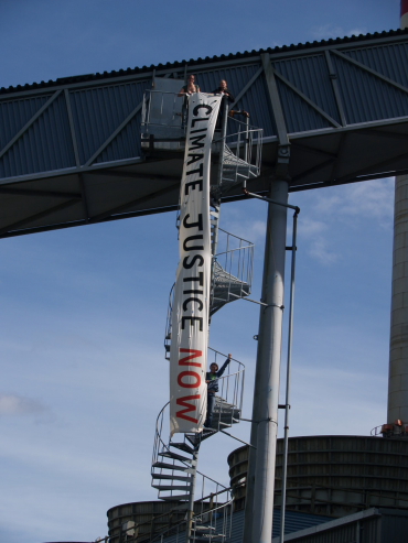 Climate Justice Now banner