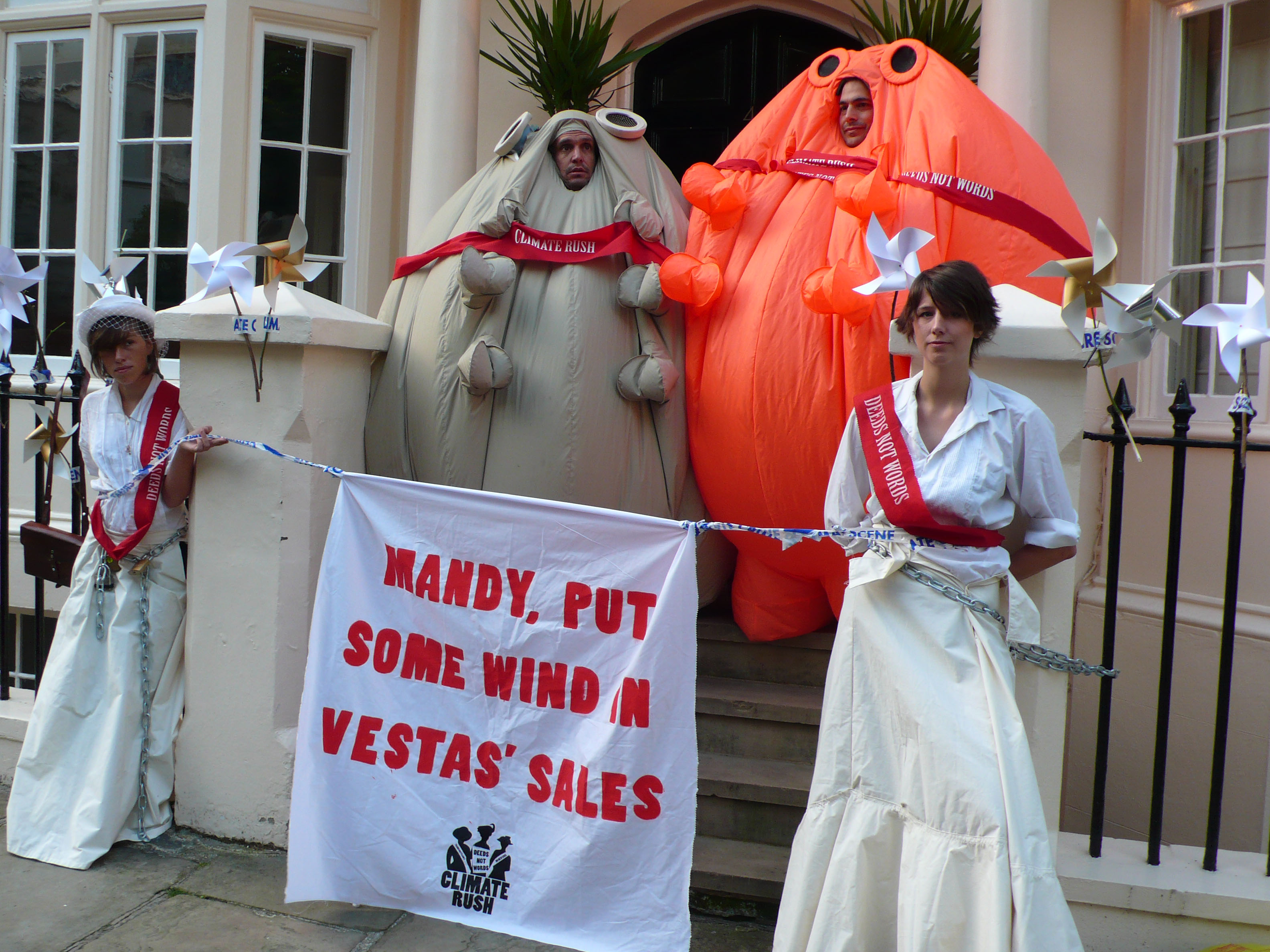 Mandelson Vestas protest