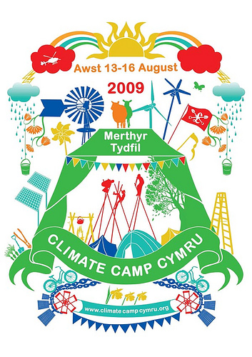 Climate Camp Cymru logo