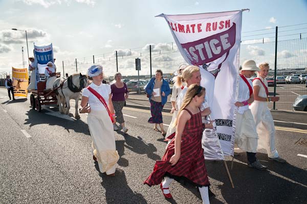 Climate Rush on Tour at Heathrow airport