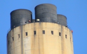 Didcot flues occupied