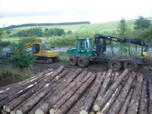 Machinery on site