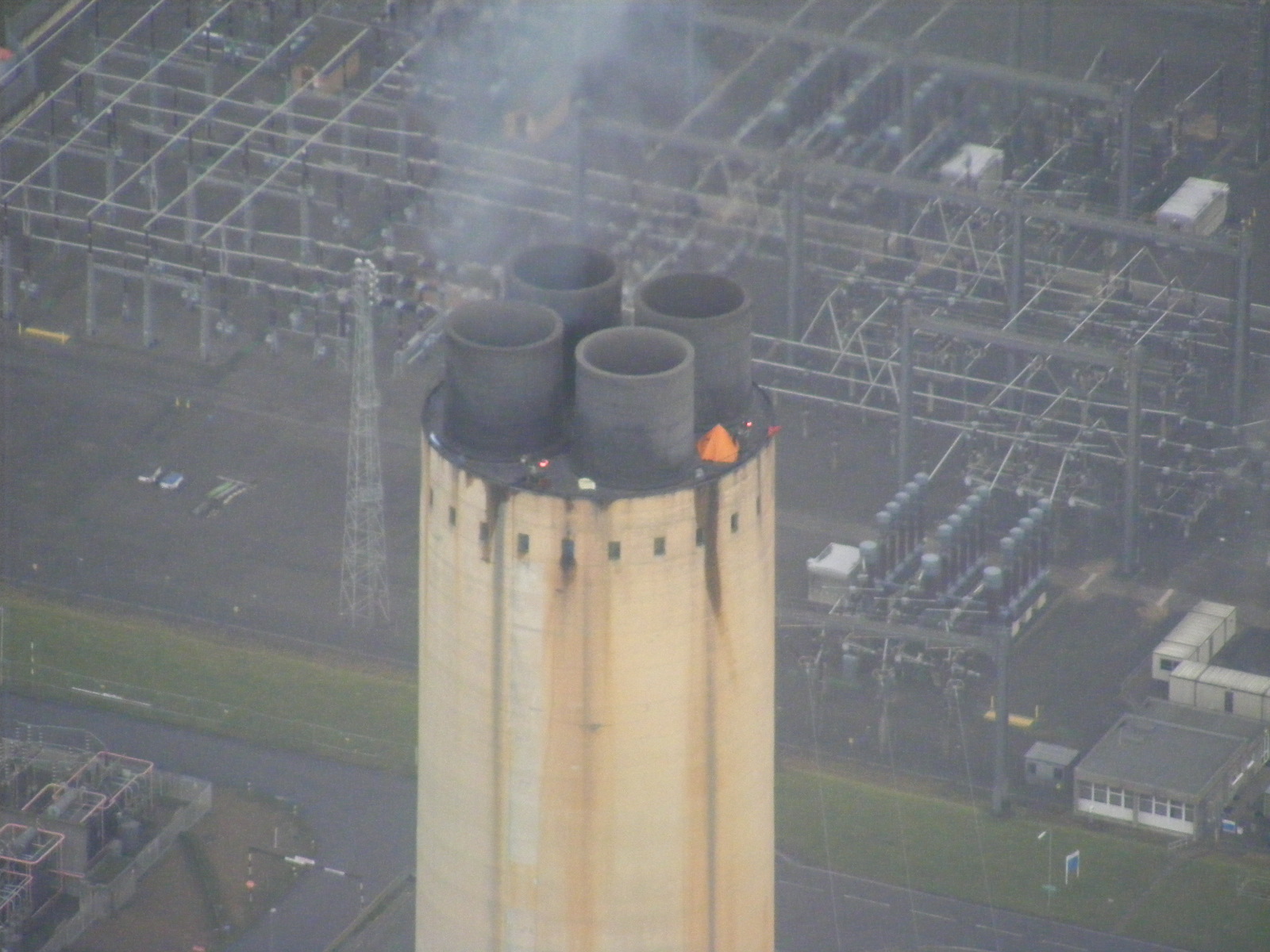 Didcot tent by station flues