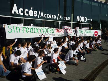 UN Barcelona blockade