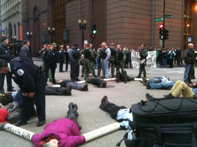 Chicago climate N30 blockade