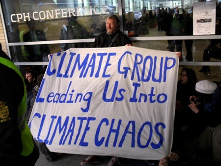 Climate Group protest