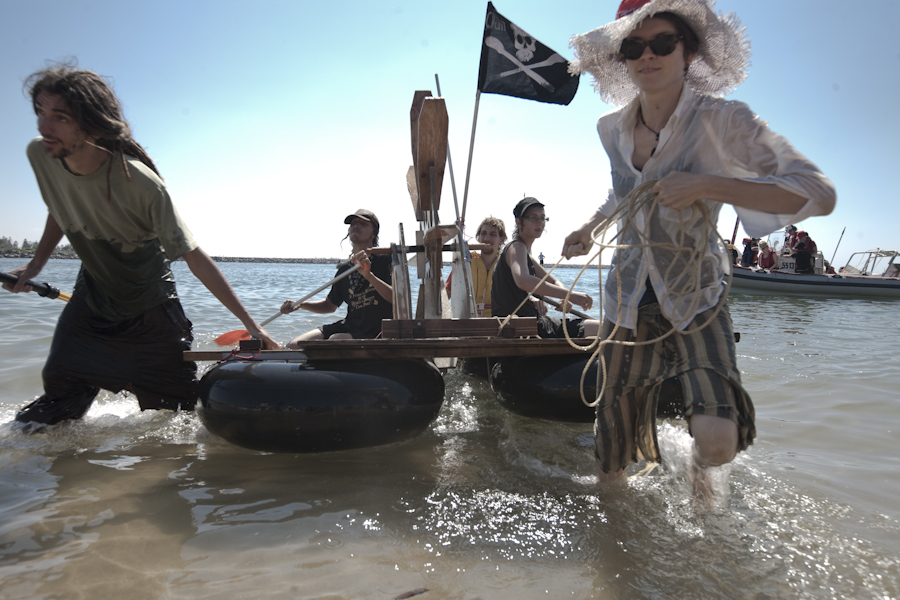 Newcastle flotilla blockade