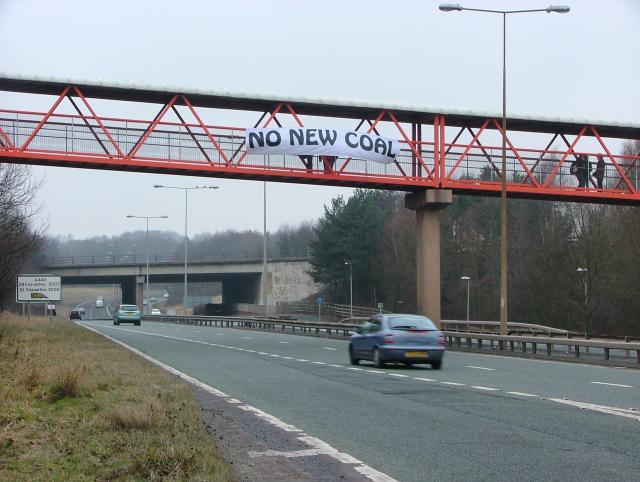 Telford No New Coal banner 1