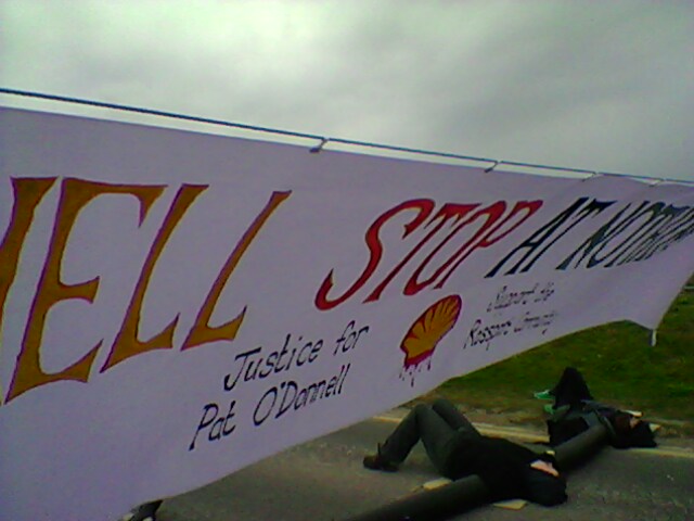 Bacton Shell solidarity blockade 2010 #2