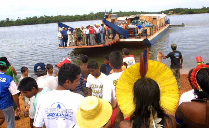 Kayapo blockade