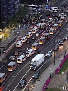 Scene close to Olympic Park